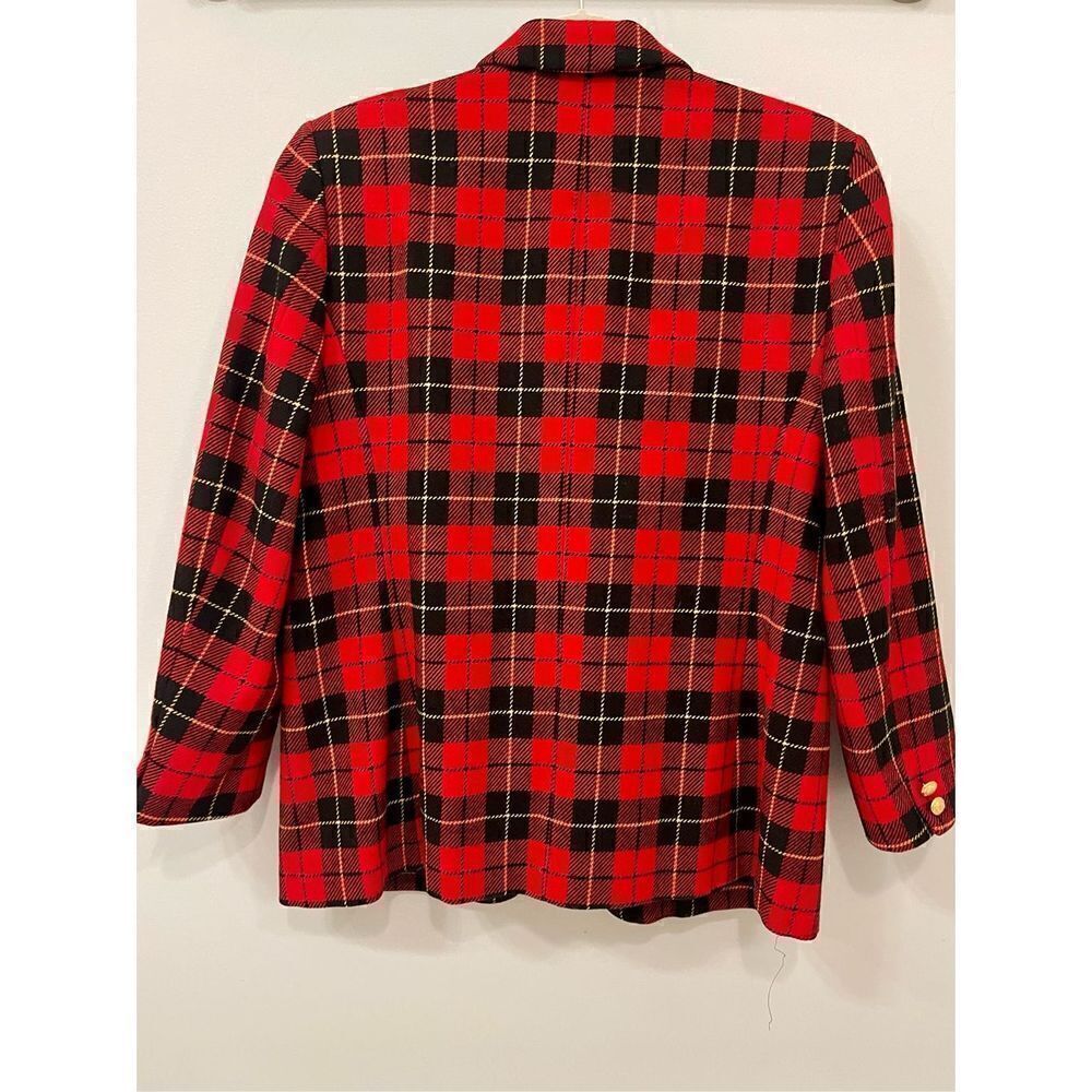 Vintage Pendleton plaid wool blazer - Picture 4 of 10